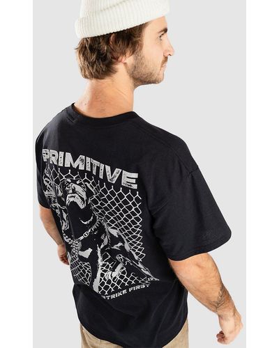 Primitive Warning camiseta negro