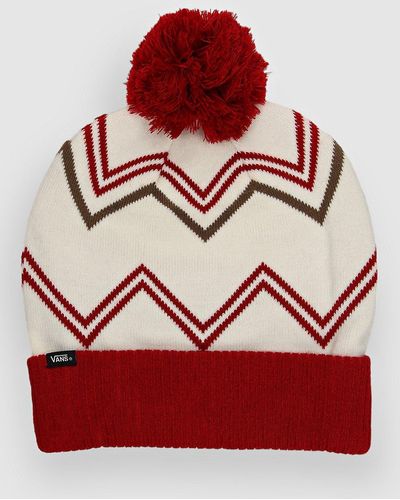 Vans Off the wall pom beanie - Rot