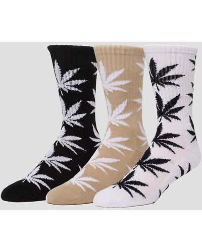 Huf Set 3 pack pl calcetines negro