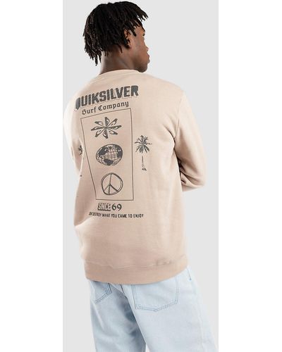 Quiksilver Surf the earth crew sweater - Weiß