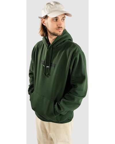 Pass Port Featherweight embroidery sudadera con capucha verde