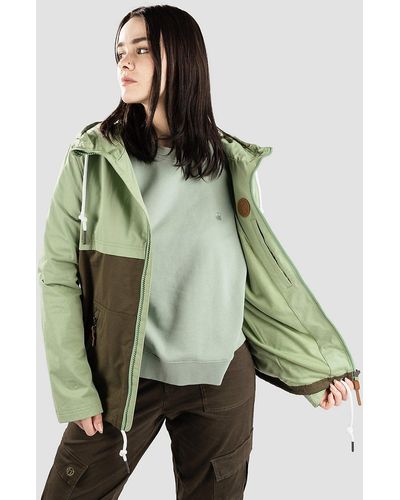 Kazane Naline chaqueta verde