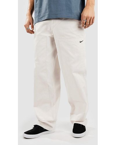 Nike Double-panel unlined pantalones blanco