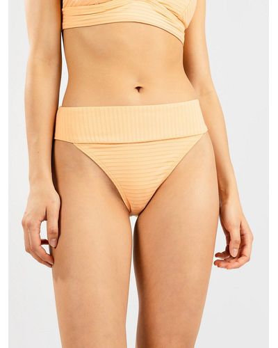 Rip Curl Premium surf high waist cheeky bikini bottom - Orange