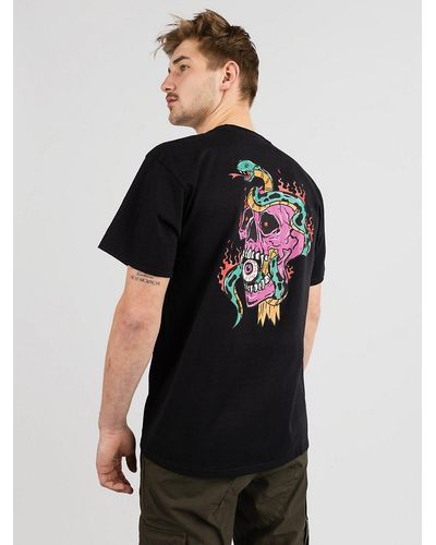 Empyre Skull & snake camiseta negro