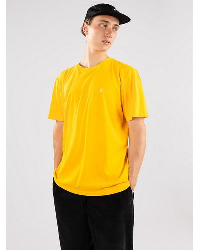 Volcom Stone blanks camiseta amarillo