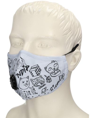 RIPNDIP Ventilator cloth mask estampado - Multicolor