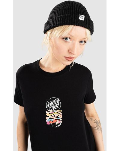 Santa Cruz Digi bloom t-shirt - Schwarz