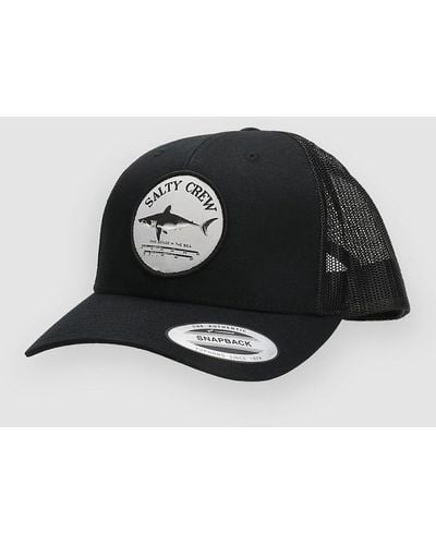 Salty Crew Bruce retro trucker sombrero negro