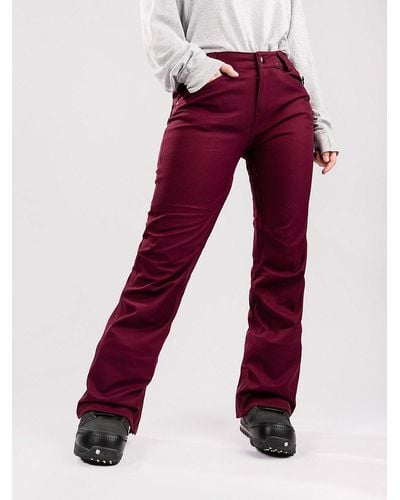 Volcom Species stretch pantalones rojo - Morado