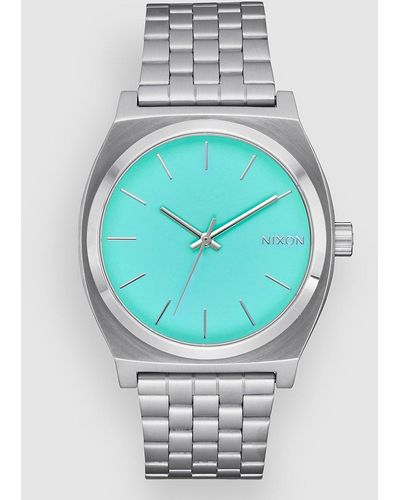 Nixon Time teller reloj gris - Azul
