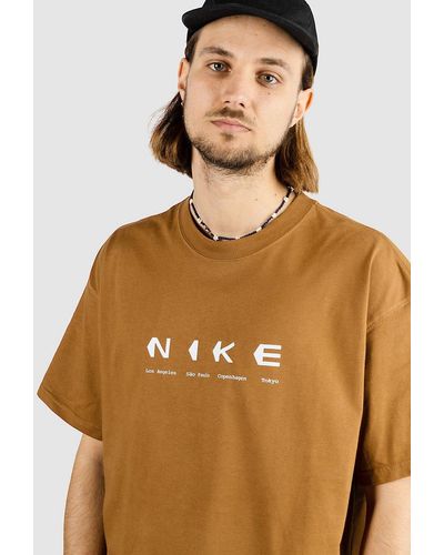 Nike Sb city info camiseta marrón