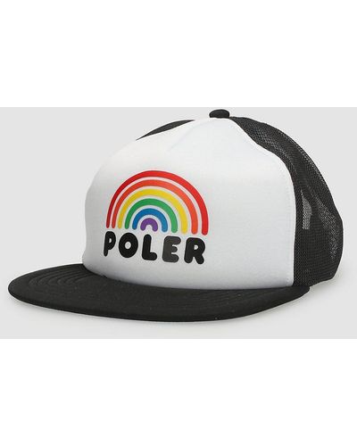 Poler Rainbow trucker gorra negro