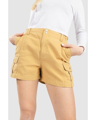 Vans Sidewalk cargo pantalones cortos marrón - Amarillo