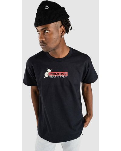Primitive Skateboarding Nightwatch tee camiseta negro