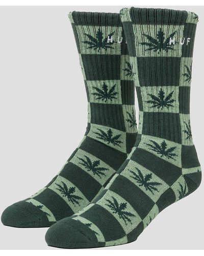 Huf Checkered plantlife calcetines verde