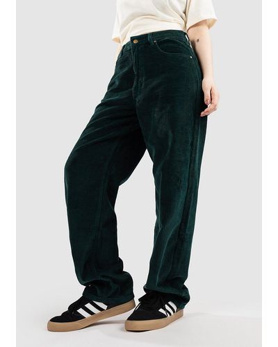 Empyre Tori 90s skate corduroy pantalones verde - Azul
