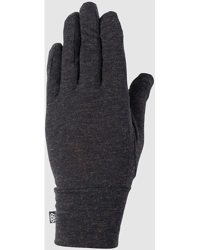 686 Merino liner gloves negro