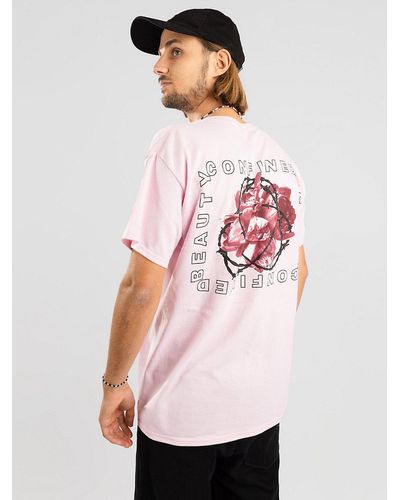 Empyre Confined beauty camiseta rosado - Blanco