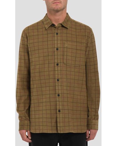 Volcom Zander camisa marrón - Verde