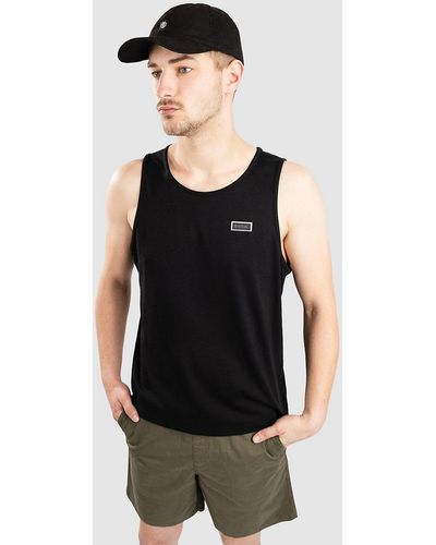 Coal Pontoon camiseta de tirantes negro