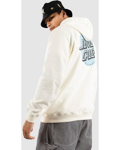Santa Cruz Shadowless dot hoodie - Weiß