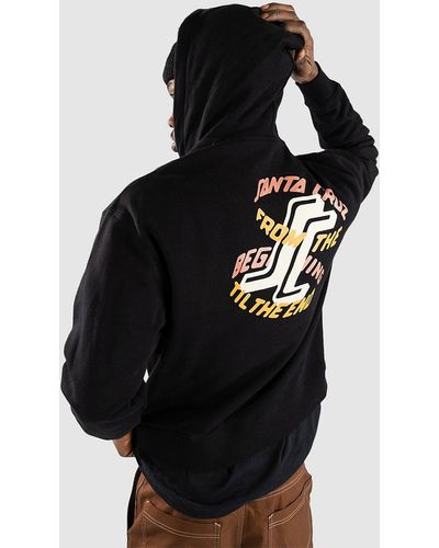Santa Cruz Forever sc hoodie - Schwarz