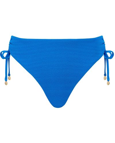 Bluebella Bluebella bas de bikini taille haute shala bleu