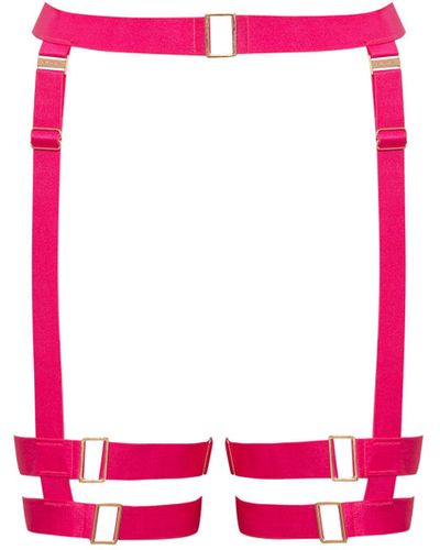 Bluebella Bluebella trinity oberschenkel-harness fuchsia-rosa - Pink