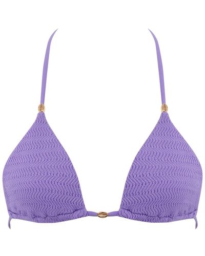 Bluebella Bluebella haut triangle de bikini shala lilas - Violet