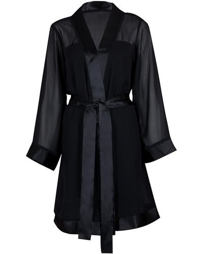 Bluebella Chiffon-kimono schwarz