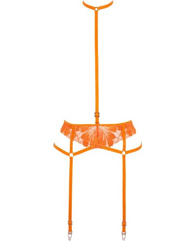 Bluebella Colette Suspender Harness Orange Peel