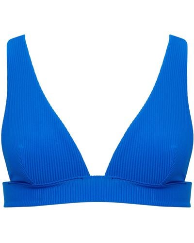 Bluebella Lucerne Plunge Bikini Top Blue