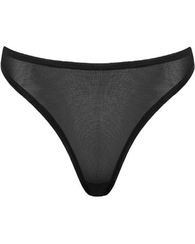 Bluebella Thena High-waist Thong Black