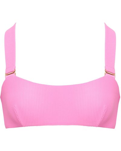 Bluebella Lucerne Bandeau Bikini Top Pink