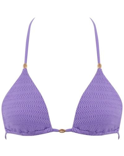 Bluebella Shala Triangle Bikini Top Lilac - Purple