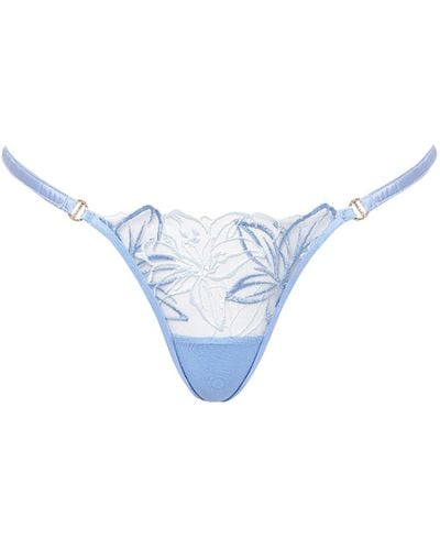 Bluebella Lilly Thong Hydrangea Blue/ice Water Blue/sheer