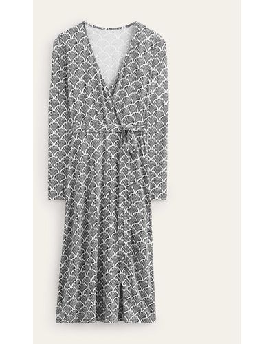 Boden Nina Jersey Midi Dress - Grey