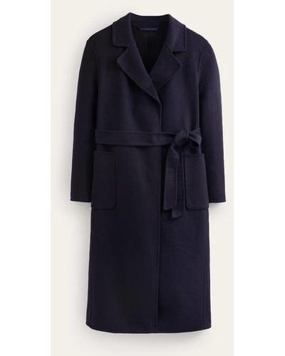 Boden Bristol Wool-blend Coat - Blue