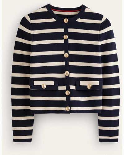 Boden Holly Knitted Jacket - Blue