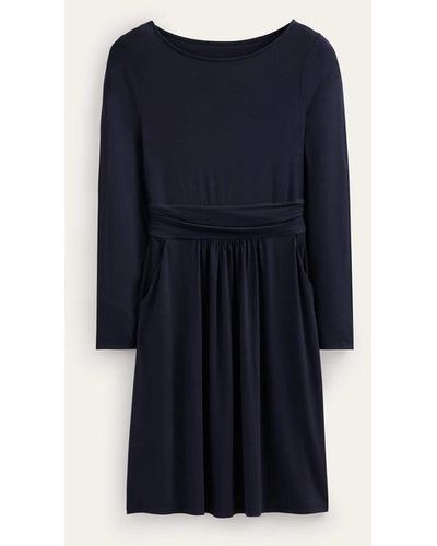 Boden Abigail Jersey Dress - Blue