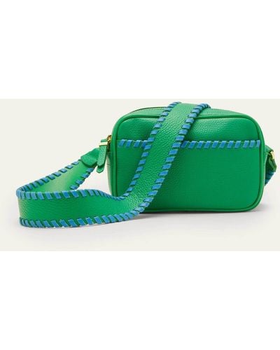 Boden Stitch Detail Crossbody Bag Irish /mosaic Blue - Green