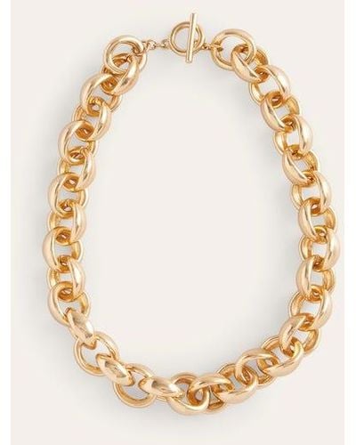 Boden Chunky Chain Necklace - Metallic