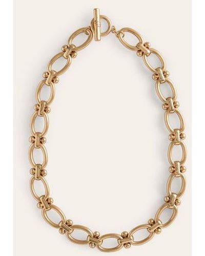 Boden Chunky Oval Chain Necklace - Natural