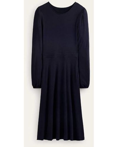 Boden Camille Jersey Midi Dress - Blue