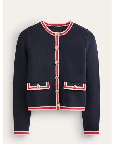 Boden Holly Knitted Jacket - Blue