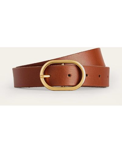 Boden Classic Leather Belt - Brown