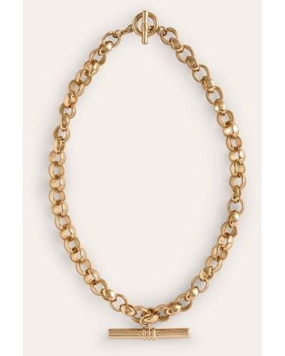 Boden Chunky T-bar Chain Necklace - Natural