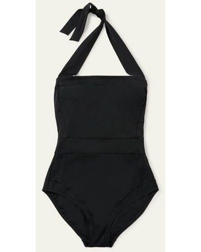 Boden Santorini Halterneck Swimsuit - Black