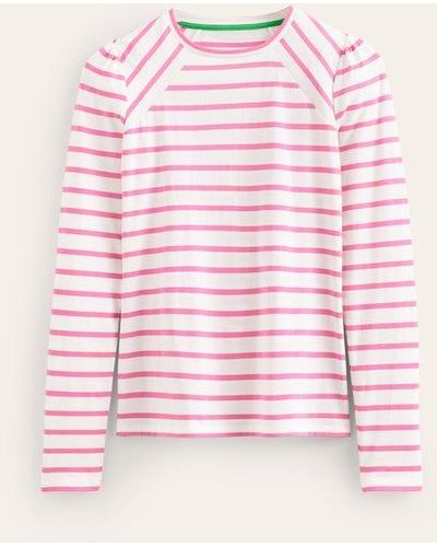 Boden Arabella Stripe T-shirt - Pink